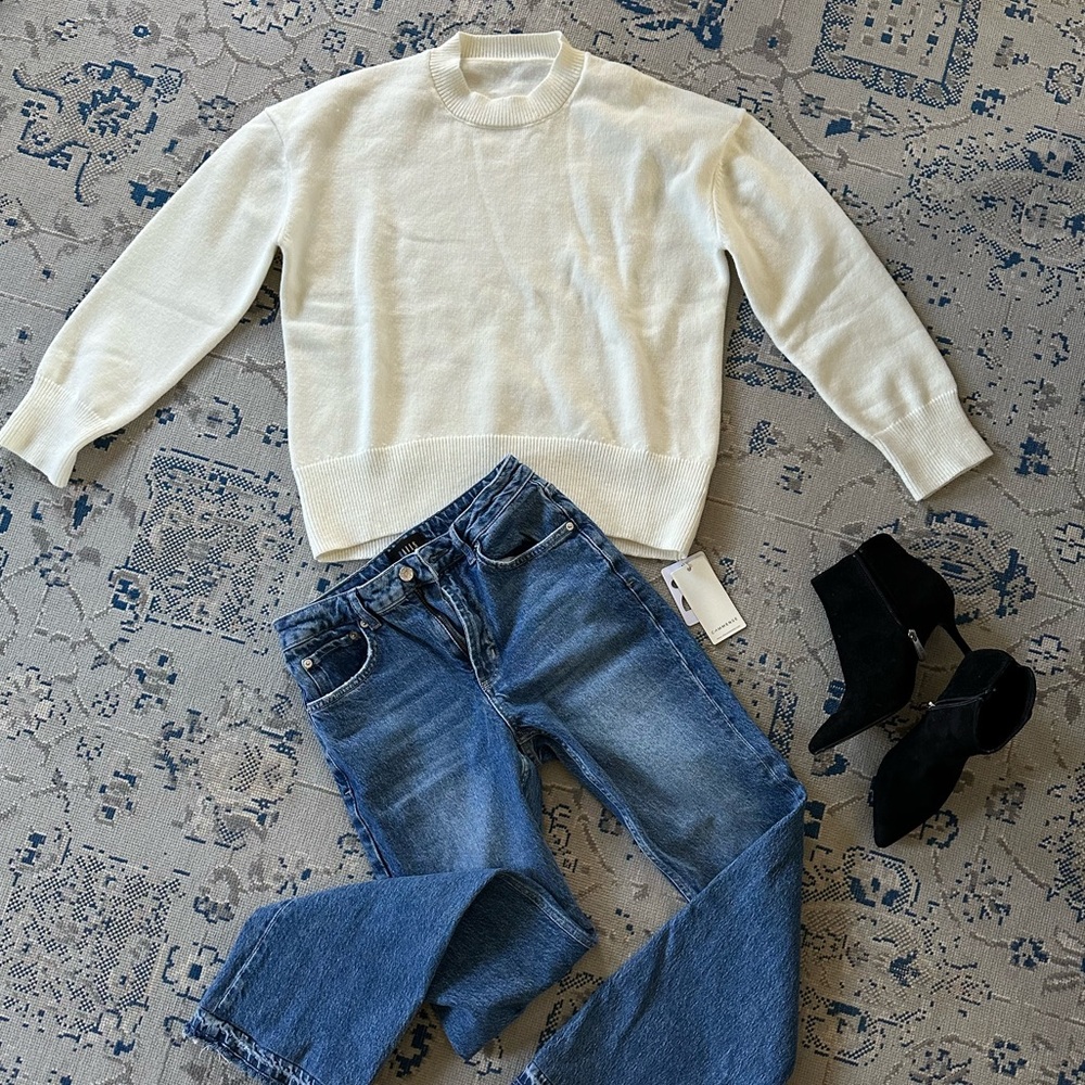 Commence Candyfloss Oversized Pullover Sweater